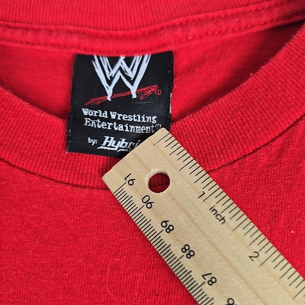 WWE ECW Raw Smack Down T-shirt Youth XL Red 2007‎ Wrestling John Cena - Picture 5 of 7